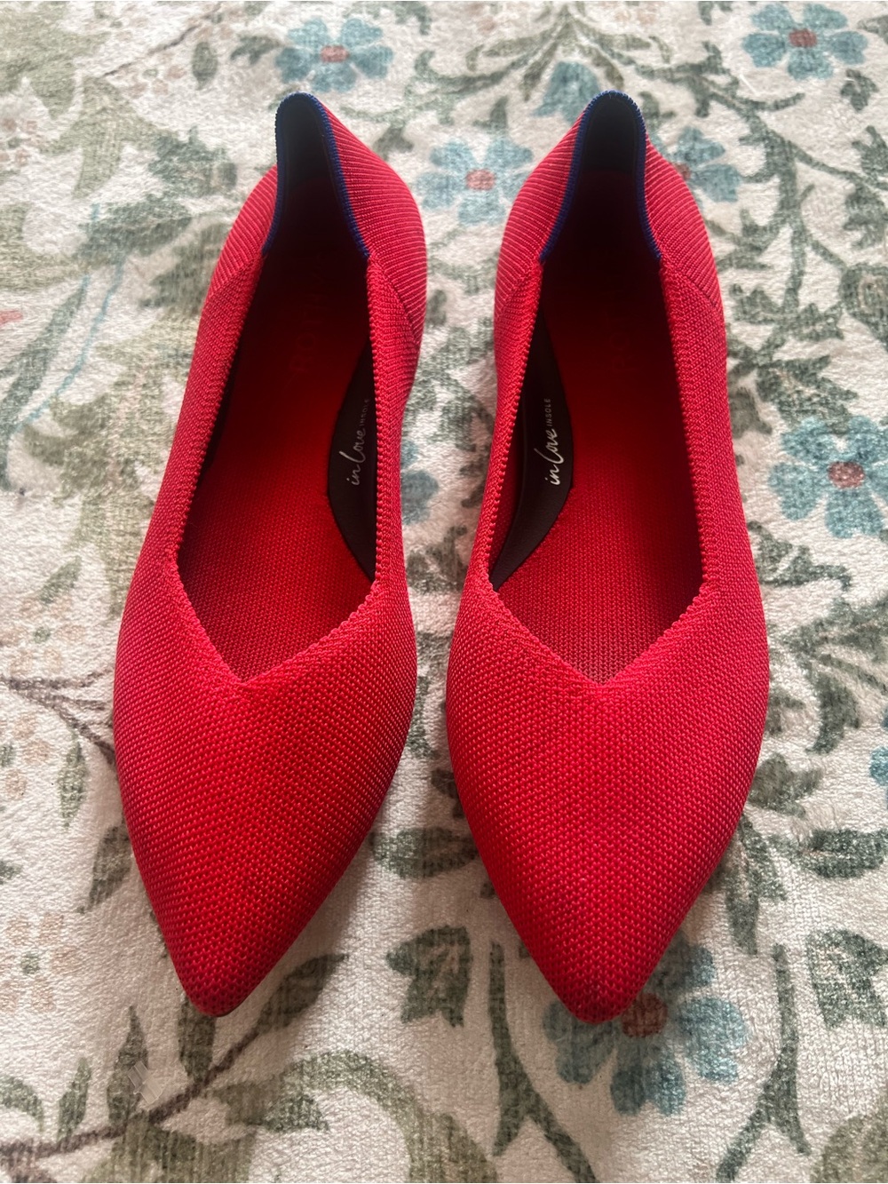 Rothy’s the point size 8.5 red - Picture 2 of 6